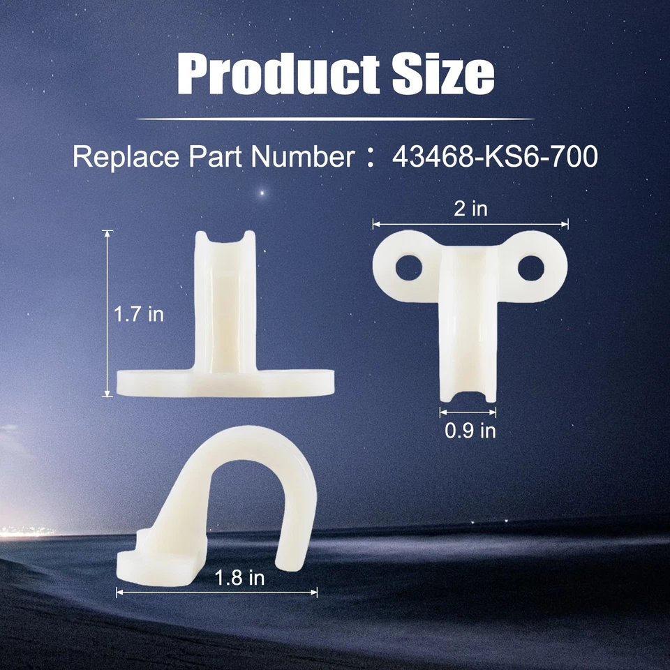 1 juego de guía de línea de manguera de freno trasera para Honda CR125R CR250R CR500R XR650R EE. UU. Foto 3 de 4
