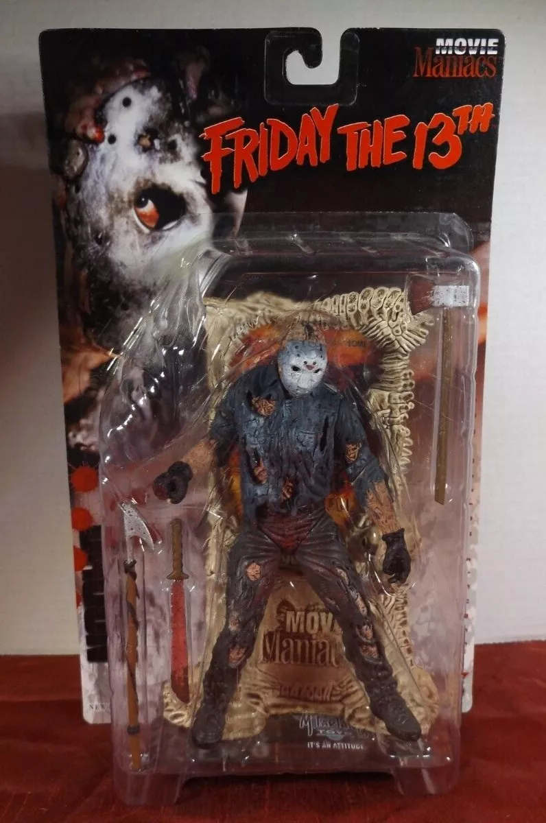 New 1998 McFarlane Toys Movie Maniacs Jason Voorhees Friday the 13th Figure