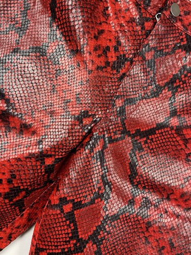 H&M STUDIO A/W 2016 Leder Schlangenmuster Lederhose Hose Muster Gr. 38/8 - Bild 7 von 18