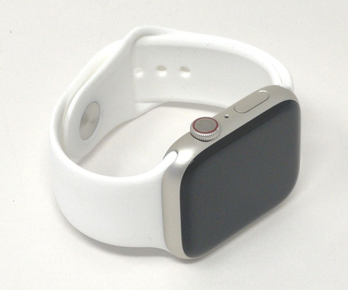 Apple Watch Series 8 45mm Starlight Aluminum/ Pink Sand Sport Cellular Very Good - Zdjęcie 4 z 5
