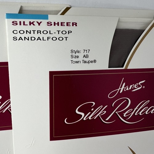 3 Pantimedias Hanes Silk Reflections Talla AB 2 Taupe Control Top 1 Pequeño Color - Imagen 2 de 7