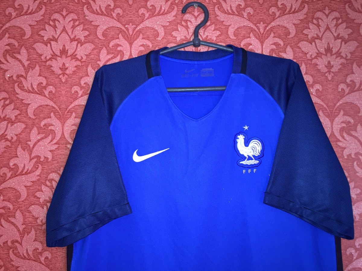 BNWT MENS NIKE FRANCE 2016-17 HOME FOOTBALL SHIRT JERSEY MAGLIA UK