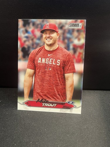 2024 Stadium Club #1 Mike Trout variante immagine SP codice 493 LOS ANGELES ANGELS