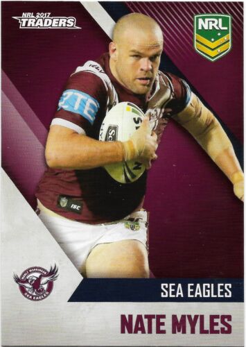 2017 NRL Traders Base Card (056) Nate MYLES Sea Eagles - Picture 1 of 1