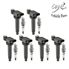 6pcs Ignition Kit For 1999-2003 Lexus RX300 ES300 3.0L V6 90080-19016