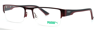 Lunettes de vue homme PUMA PU0033O 003 bordeaux rectangulaires