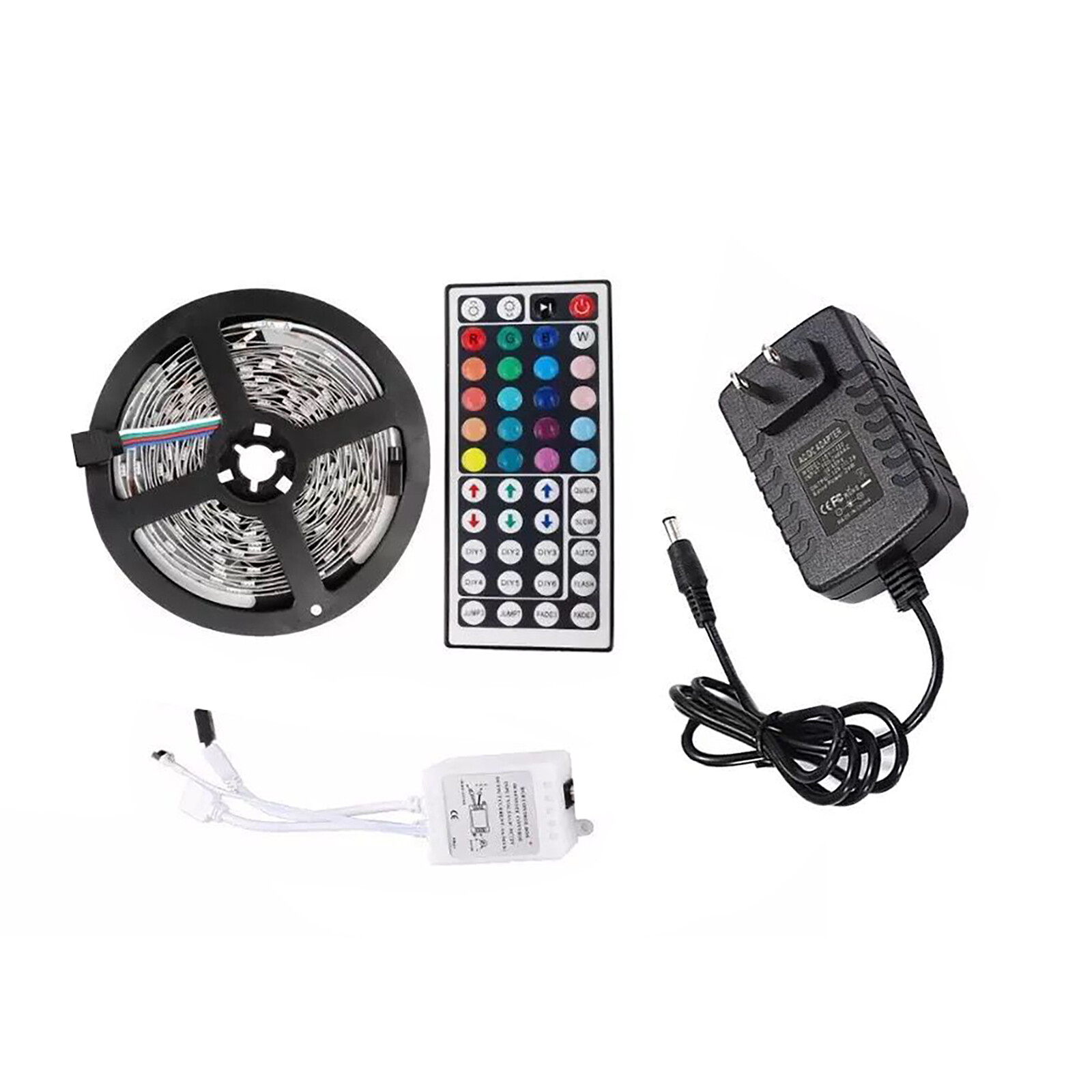 LED Strip Lights 5M RGB 5050 Colour Changing Tape Cabinet Kitchen TV Lighting j-image