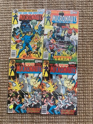 Micronauts 1-3 Marvel Comics  1979)   VF+ They Look Nice For The Age.