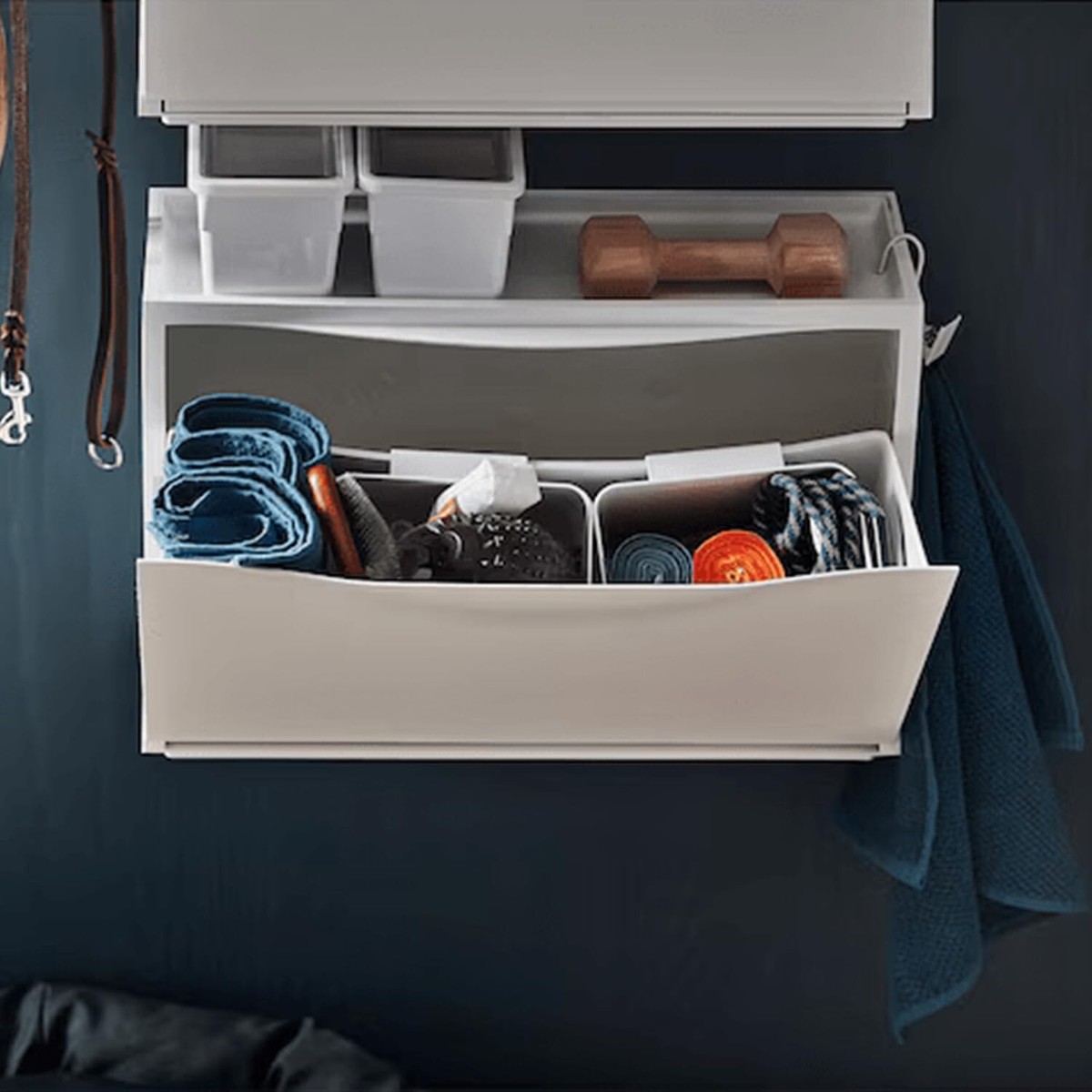 IKEA Trones Shoe Storage Stackable Cabinet Drawer Cupboard, White