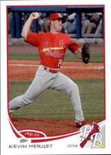 2016 Palm Beach Cardinals Grandstand #16 Kevin Herget Teaneck New Jersey NJ Card