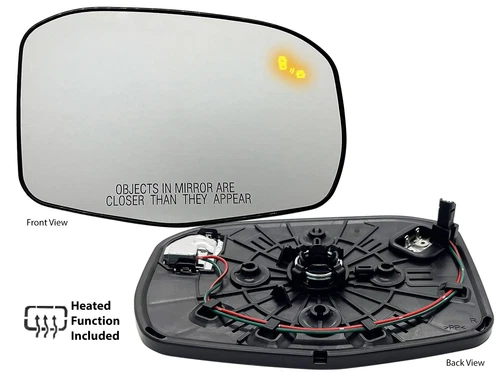 Mirror Glass Blind Spot Monitor for 2023-2025 HR-V 2023 2024 CR-V Passenger Side