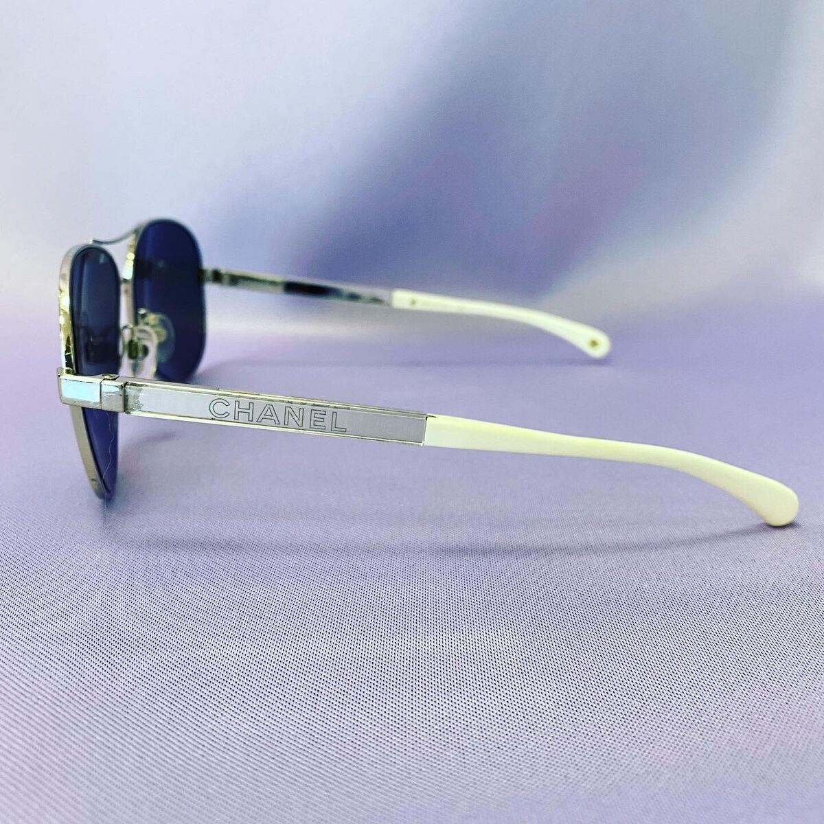 Chanel Collection Miroir 4179 124/4D 130 Aviator Sunglasses Chanel Collection Miroir 4179 124/4D 130 Aviator Sunglasses