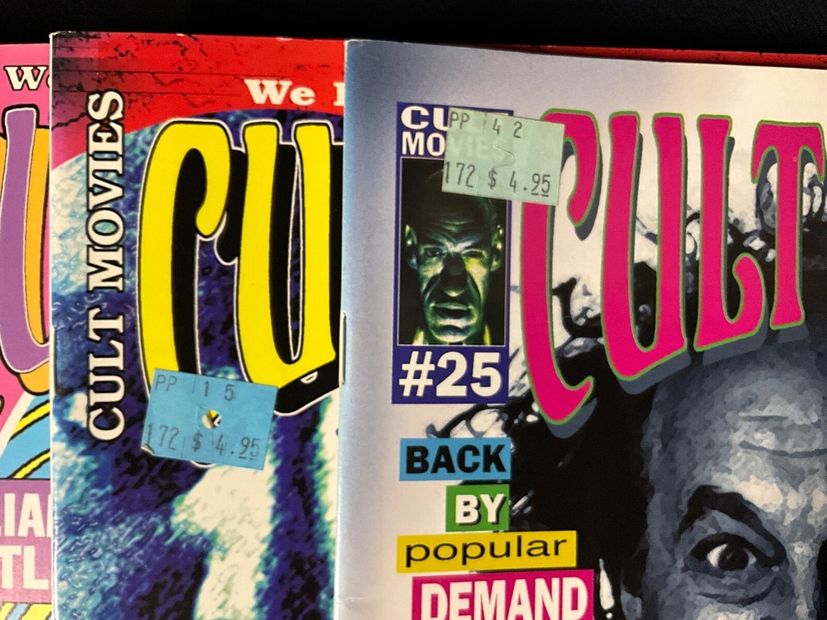 Cult Movies Magazine lot #2, 10-issues, #20,21,22,23,24,25