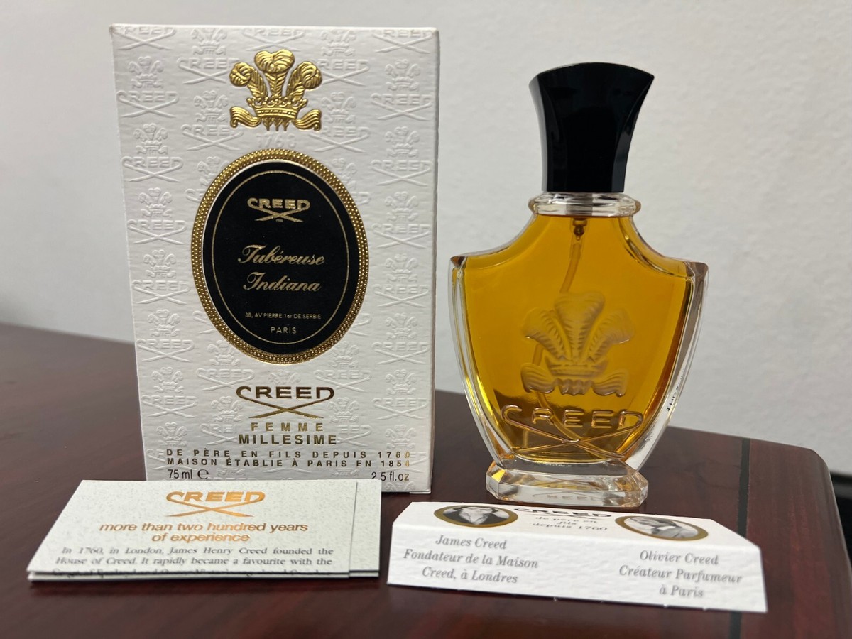 クリード オードパルファム チュベローズ インディアナ 75ml 2005 * CREED TUBEREUSE INDIANA 2.5 FL oz / 75 ML MILLESIME Spray