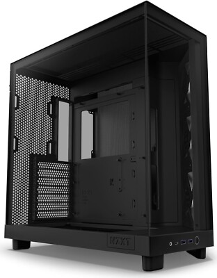 NZXT H6 FLOW RGB Compact Dual-Chamber Mid-Tower Airflow Case
