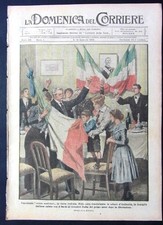 1919 BANDIERA TRICOLORE trofei guerra cannoni FELTRE LIBERA Eugenio Casagrande