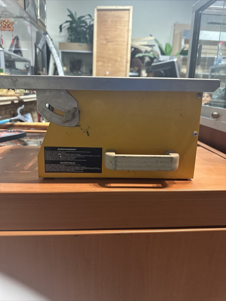 Workforce THD550 Tile Saw Rip Fence Angle Guide Tilt Table Diamond Blade eBay