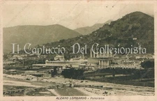 1930 ALZANO LOMBARDO Panorama Bergamo Postcard
