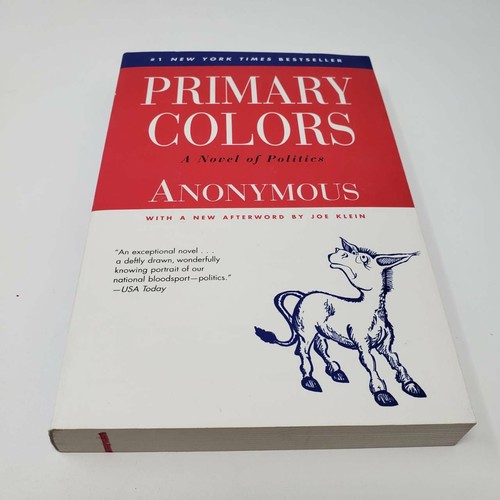 Primary Colors: A Novel of Politics by Anonymous, Small Remainder Mark - Picture 3 of 6