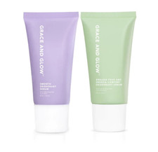 Grace and Glow 2in1 Bundle Smooth Deodorant Serum  English Pear  Freesia