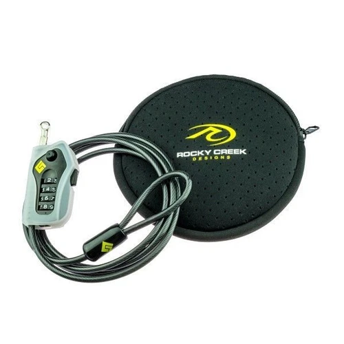 Motorcycle Helmet Gear Lock Cable Lock and Case Rocky Creek GearLok - great kit