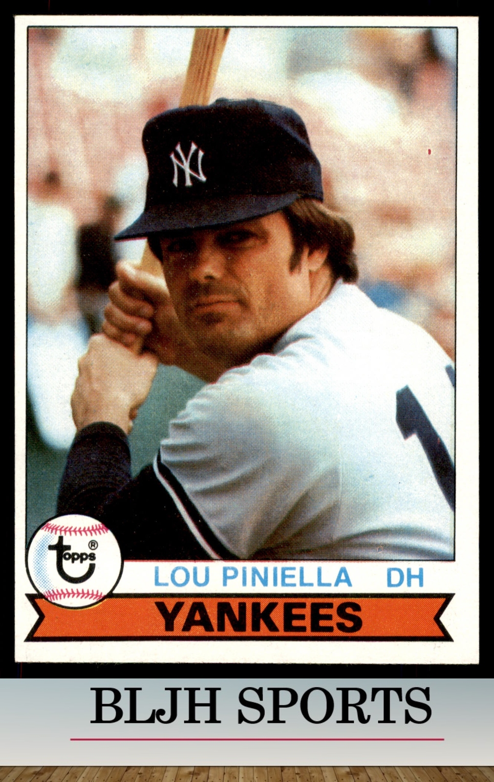 1979 Topps Burger King #18 Lou Piniella New York Yankees (4A3)