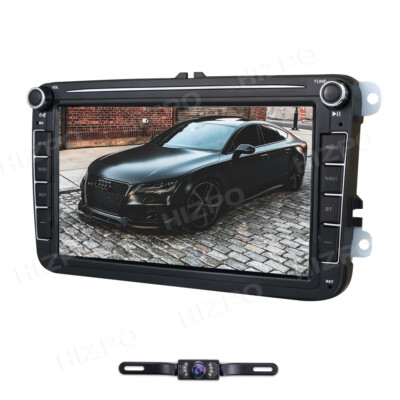 Android Car Stereo 8'' GPS Navigation System Camera For VW Jetta Passat Golf Polo