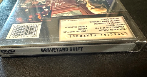 Steven King's Graveyard Shift (DVD, 2002) - 1990 Horror Film - NEW - Free Ship - 第 3/3 張圖片
