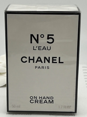 CHANEL N°5 L'EAU On Hand Cream, 1.7 oz./ 50ml NEW SEALED IN BOX