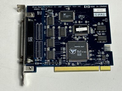 Connect Tech Blue Heat PCI4 4-Port PCI Adapter  65831 Rev B / BH0400