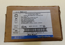 THOMAS BETTS CAT NO: RB14-8 STAKON NYLON INSULATED RING TERMINAL 18-14AWG 600V