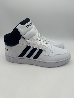 Adidas Hoops 3.0‎ Mid Shoes Mens Size 11 White Black Basketball Classic Sneakers Adidas Hoops 3.0 Mid Classic Vintage Men main image 2