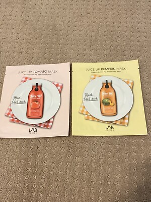 Lab For You Juice Up Mask Set Tomato And Pumpkin Sheet Mask