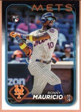 New York Mets 2024 Topps Series 1 Base Team Set 11 Cards