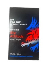 Big Attitude for Men by Parfums de Coeur Cologne Spray 2.0 oz - New in Box