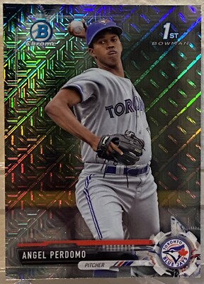2017 Bowman Chrome Mega Box Refractor Angel Perdomo #BCP20 Toronto Blue Jays 