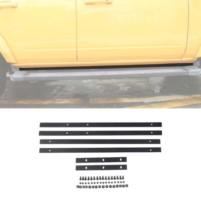 6X Pinch Weld Cover Trail Armor Rocker Panel for Ford Bronco 4Dr 21+ Accessories