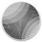 2 x Vinyl Stickers 25cm (bw) - Abstract Red Pattern Art Fun  #38060