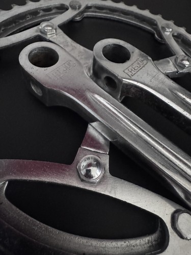 Guarnitura Frejus, 170 49/46 chiavelle bici Vintage bike crankset 50s - Imagen 11 de 12