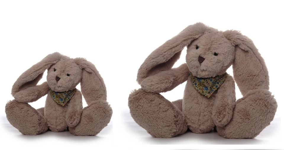 INWARE Osterhase Hase Haschi 15 cm oder 20 cm,sitzend, kuschelweicher Plüsch waschbar