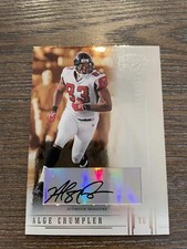 2005 Donruss Gridiron Gear #3 Alge Crumpler Autographs Silver #/80