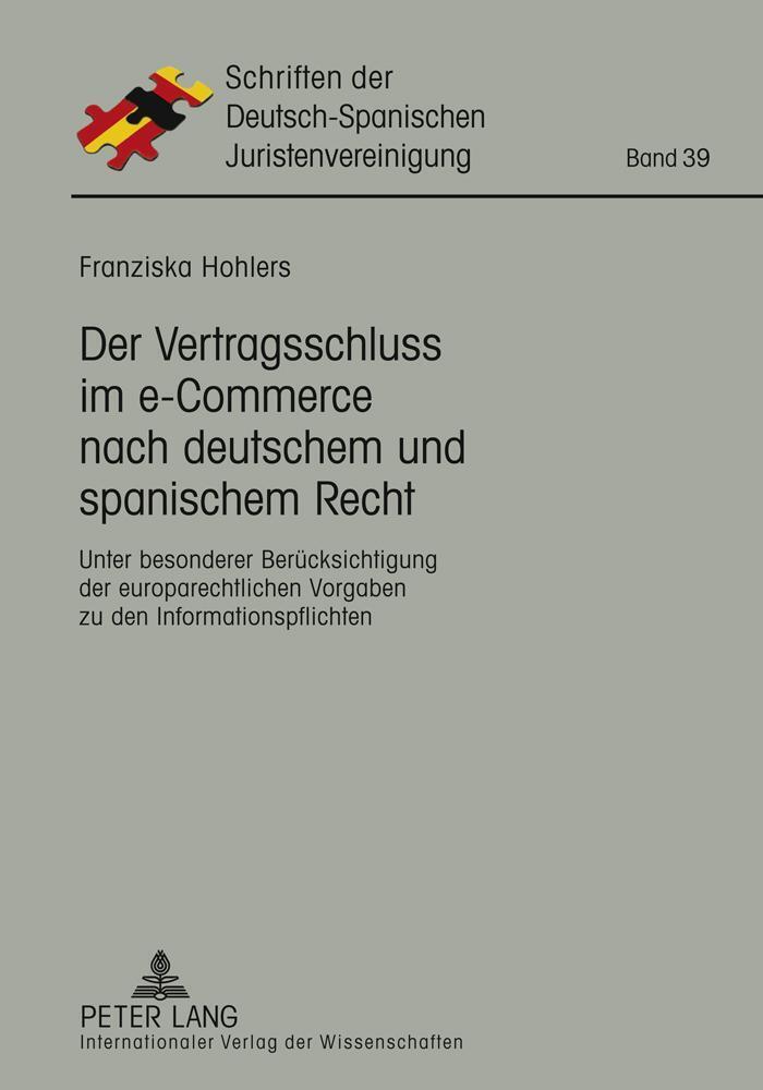 Thumbnail - Franziska Hohlers | Der Vertragsschluss E-commerce Nach Deutschem