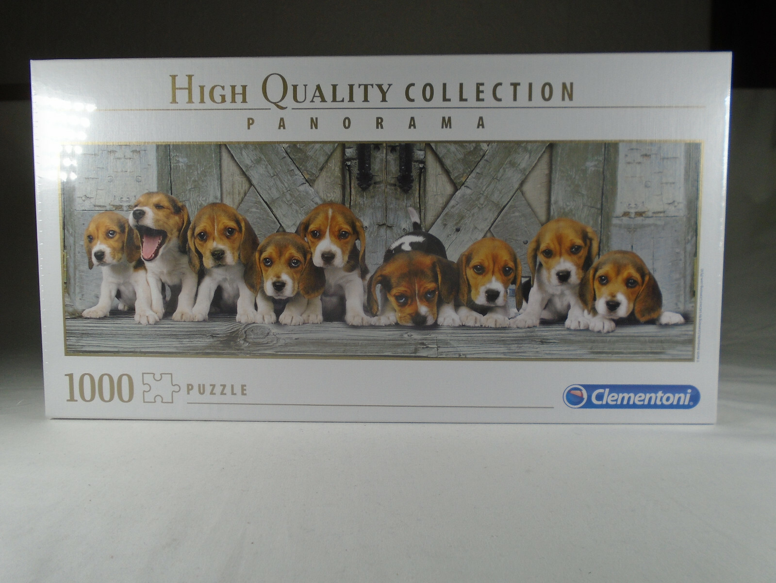 Clementoni 1000 Piece Panorama Jigsaw Puzzle Beagles Dogs Puppies New and Sealed - Image 3