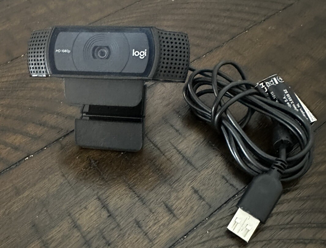 Logitech 1080p USB HD Pro Stream Webcam Model: VU0062