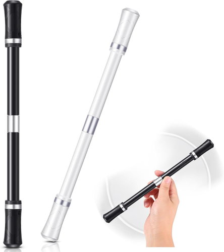 OUTUS 2 Pieces Spinning Pen Rolling Finger Rotating Pen Gaming Trick Pen Mod wit