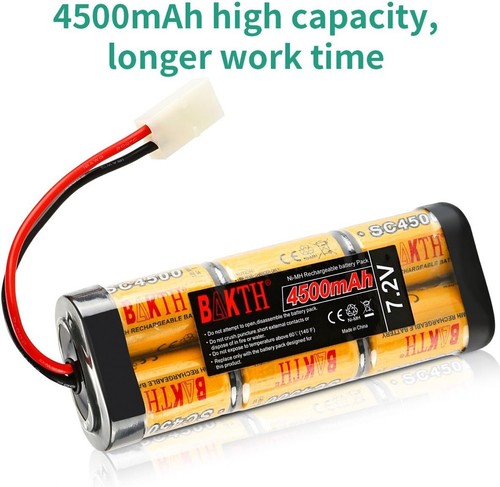 RC Akku NiMH 7.2V 4500mAh, RC Modellbau, Flugzeug, Autos, Tamiya, Traxxas - Bild 6 von 9