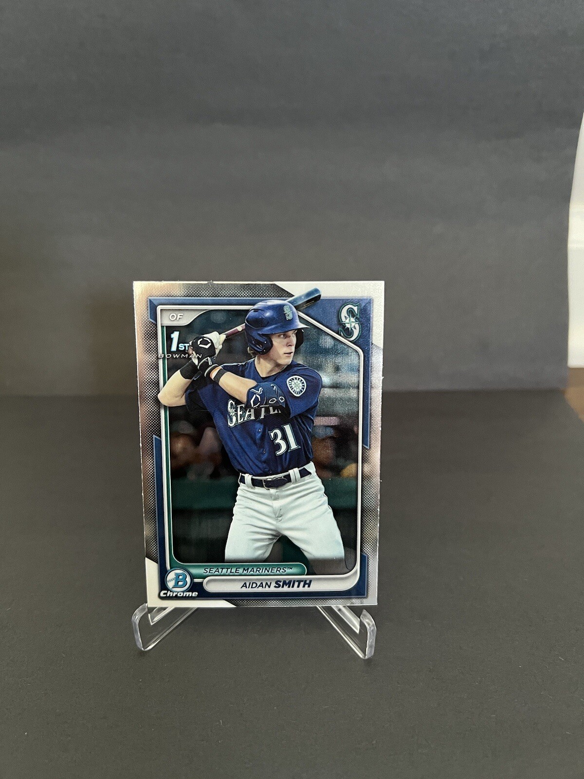 Aidan Smith 2024 Bowman - 1st Chrome Seattle Mariners BCP-45