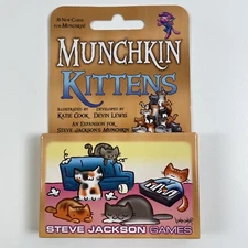 Munchkin Kittens 30 Card Game Expansion Steve Jackson SJG4215 Booster Pack Cats