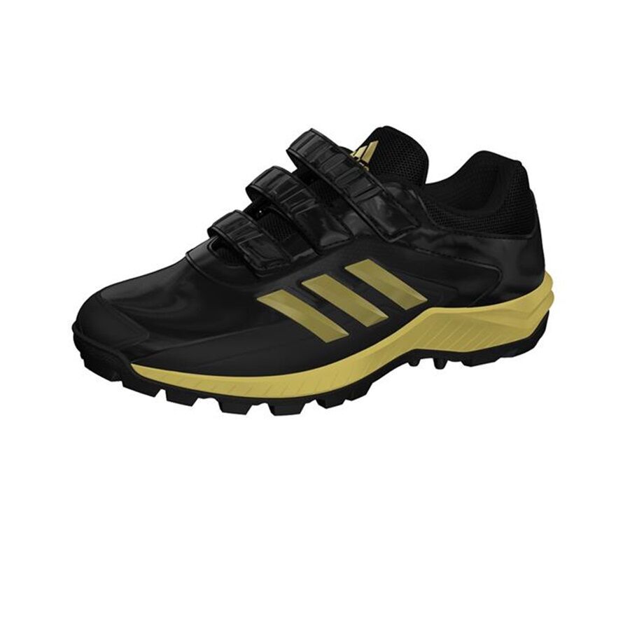 ADIDAS Kids Adipure Trainer AC Sports Shoes | Black | Gold ADIDAS Kids Adipure Trainer AC Sports Shoes | Black | Gold