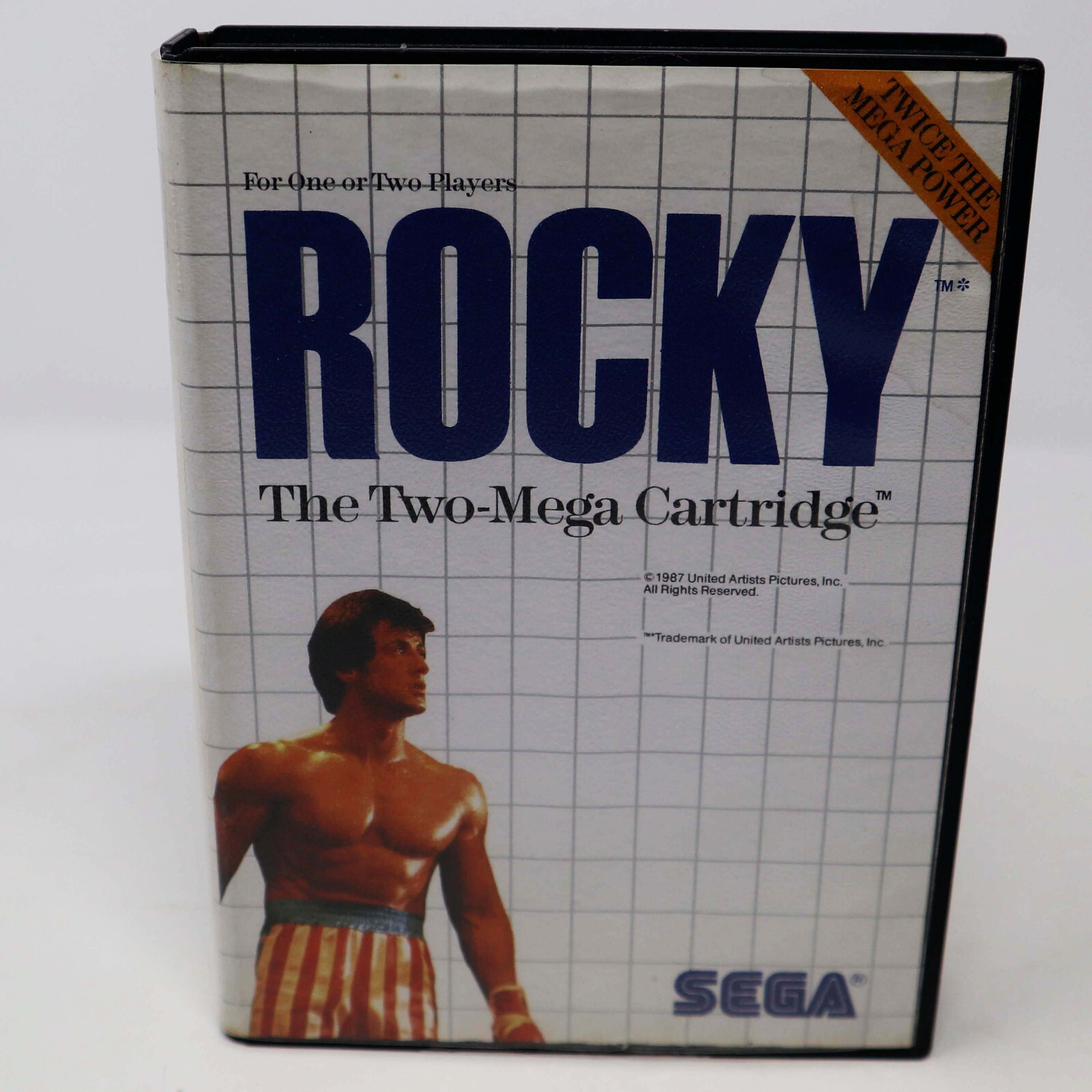 VINTAGE 1987 80s SEGA MASTER SYSTEM ROCKY THE TWO-MEGA CARTRIDGE VIDEO GAME PAL